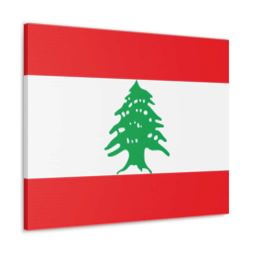 Lebanon Country Flag Canvas Vibrant Wall Art Unframed Home Decor